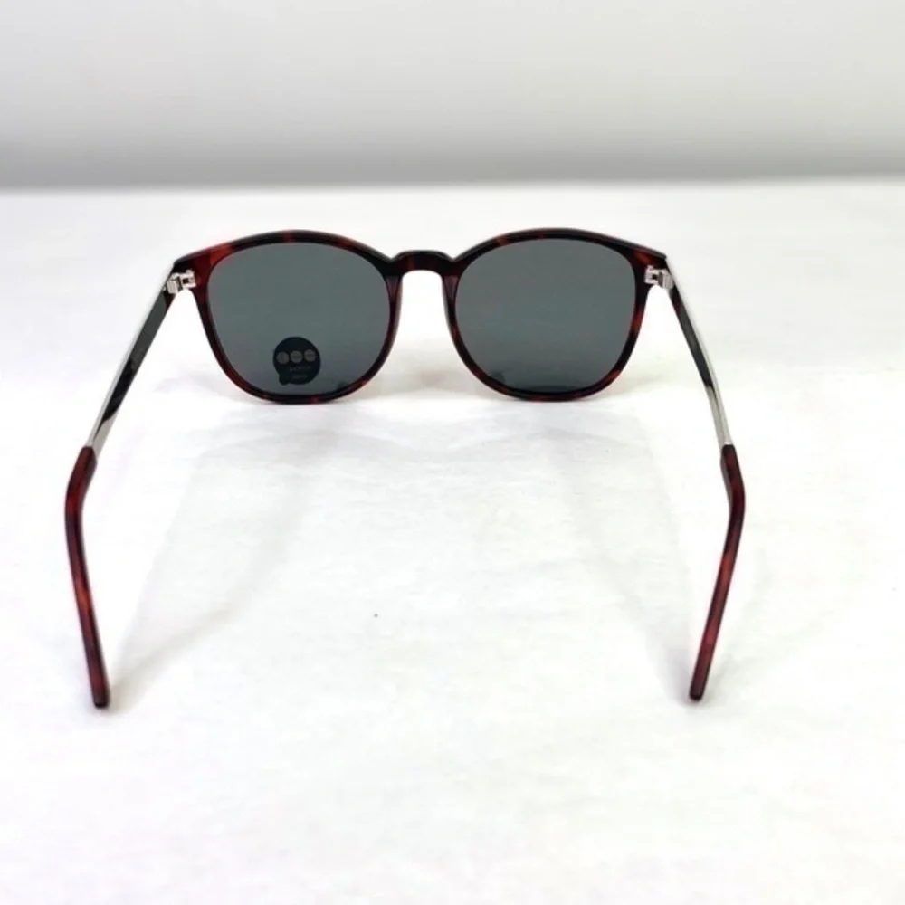 KOMONO Urkel Tortoise Silver Sunglasses NEW
